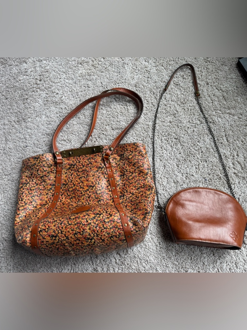 Patricia Nash (2) Brown Leather Tote Purse